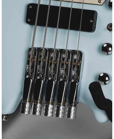 BAJO SQOE SBWT750 SBL Warrior 5-String Headless Bass