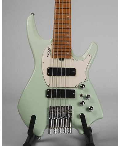 BAJO SQOE SBWT750 SGR Warrior 5-String Headless Bass