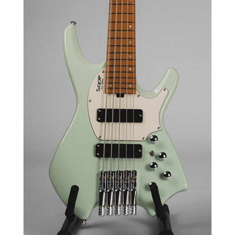 BAJO SQOE SBWT750 SGR Warrior 5-String Headless Bass