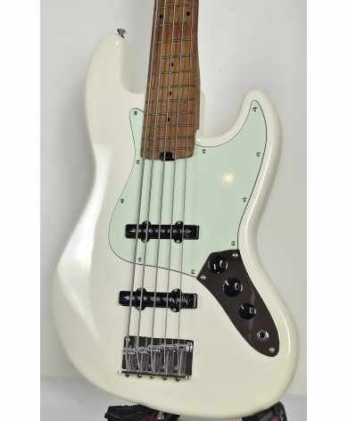 SQOE JAZZ BASS 5 CUERDAS SJB650 WH