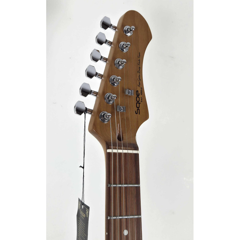 SQOE JM300-BK~ Vintage White ~ 22 trastes