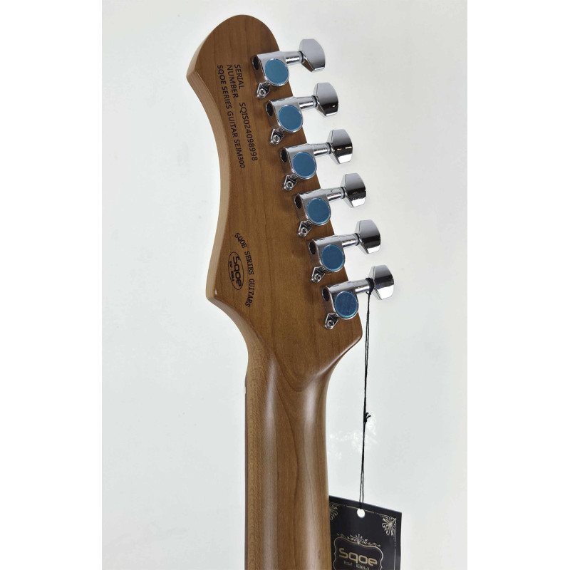 SQOE JM300-BK~ Vintage White ~ 22 trastes