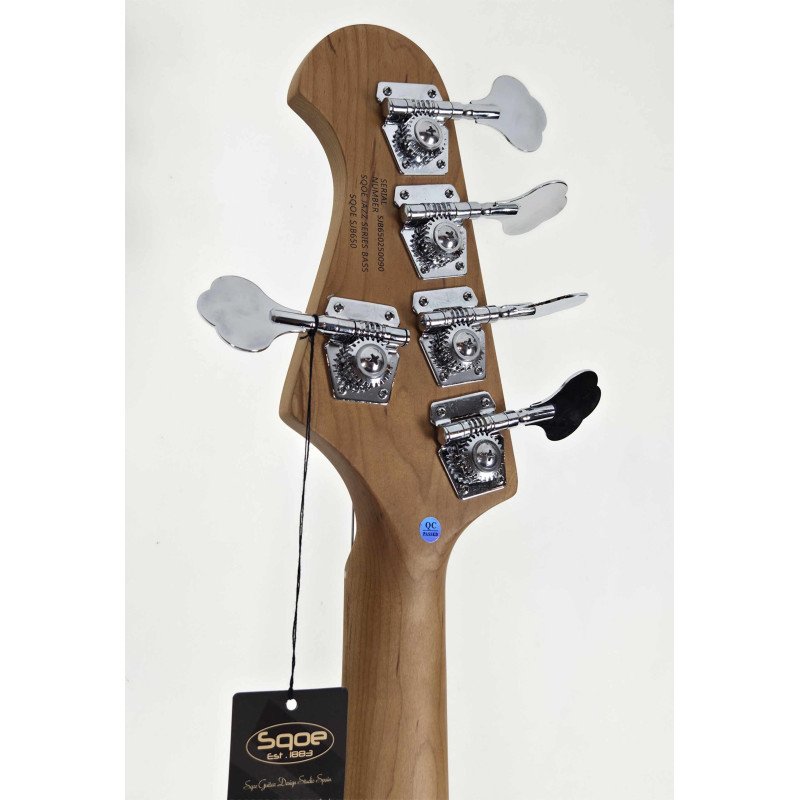 SQOE JAZZ BASS 5 CUERDAS SJB650 WH