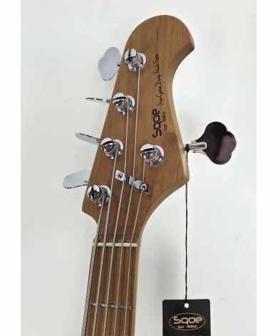SQOE JAZZ BASS 5 CUERDAS SJB650 WH