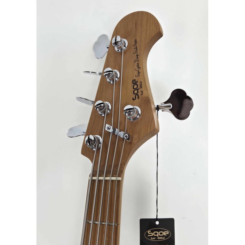 SQOE JAZZ BASS 5 CUERDAS SJB650 WH