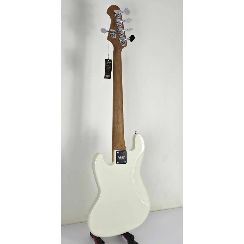 SQOE JAZZ BASS 5 CUERDAS SJB650 WH
