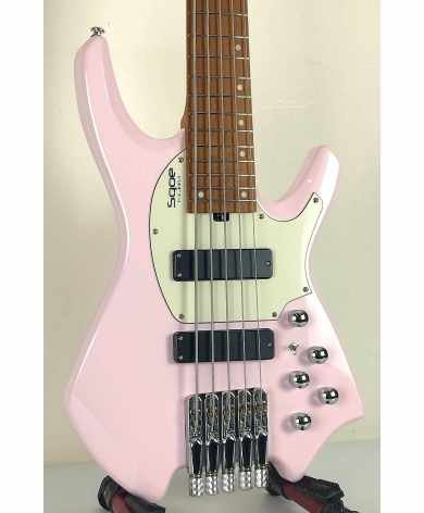 BAJO SQOE SBWT750 PNK Warrior 5-String Headless Bass