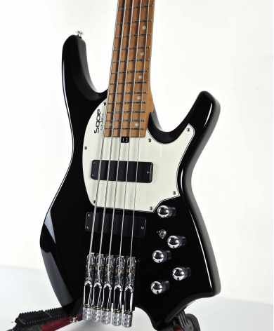 BAJO SQOE SBWT750 BK Warrior 5-String Headless Bass