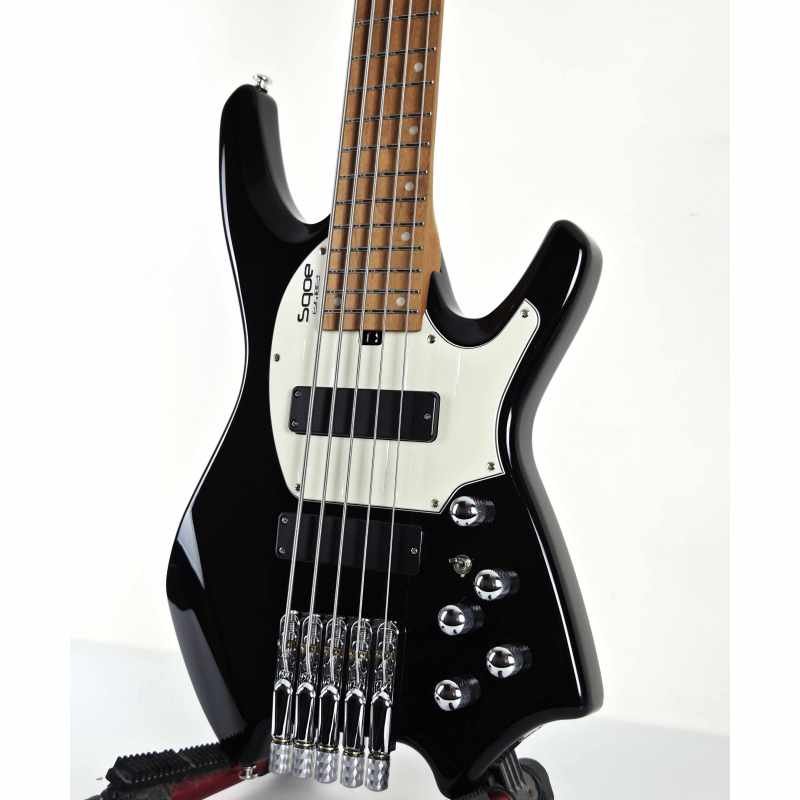 BAJO SQOE SBWT750 BK Warrior 5-String Headless Bass