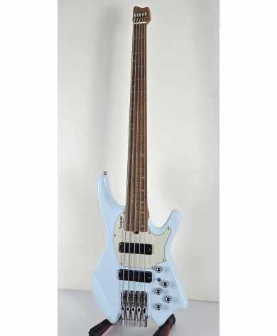 BAJO SQOE SBWT750 SBL Warrior 5-String Headless Bass