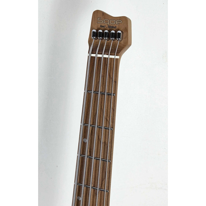 BAJO SQOE SBWT750 SBL Warrior 5-String Headless Bass