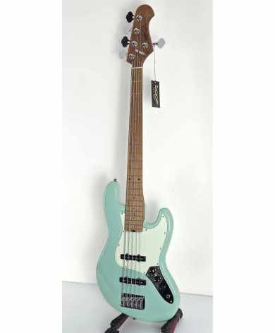 SQOE JAZZ BASS 5 CUERDAS SJB650 GR