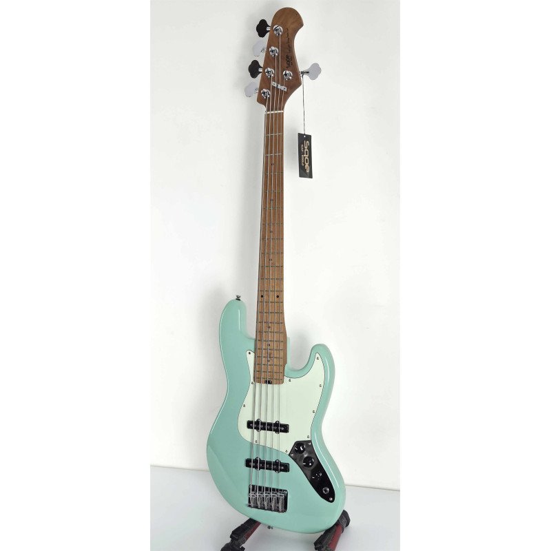 SQOE JAZZ BASS 5 CUERDAS SJB650 GR