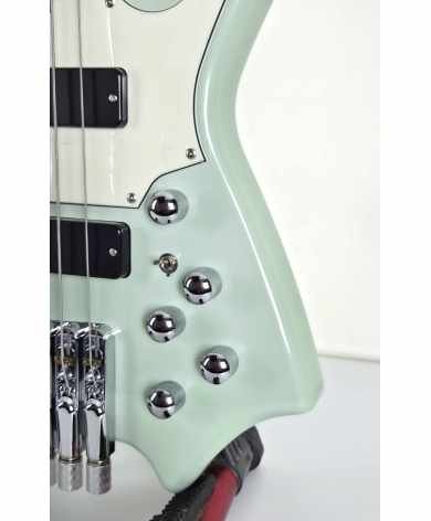 BAJO SQOE SBWT750 GR Warrior 5-String Headless Bass