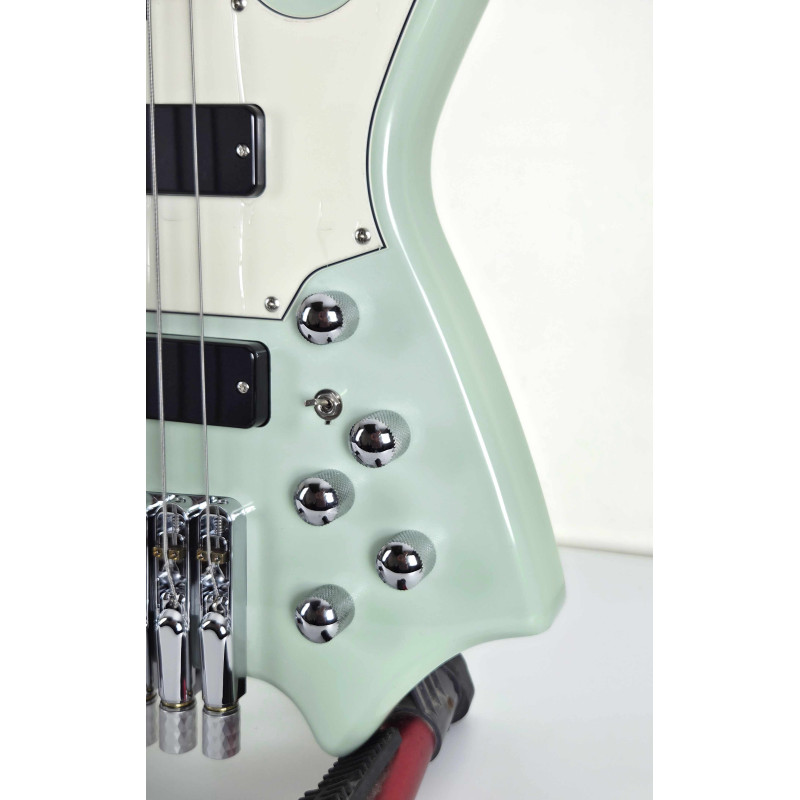 BAJO SQOE SBWT750 GR Warrior 5-String Headless Bass