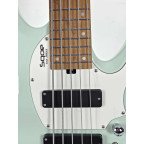 BAJO SQOE SBWT750 GR Warrior 5-String Headless Bass