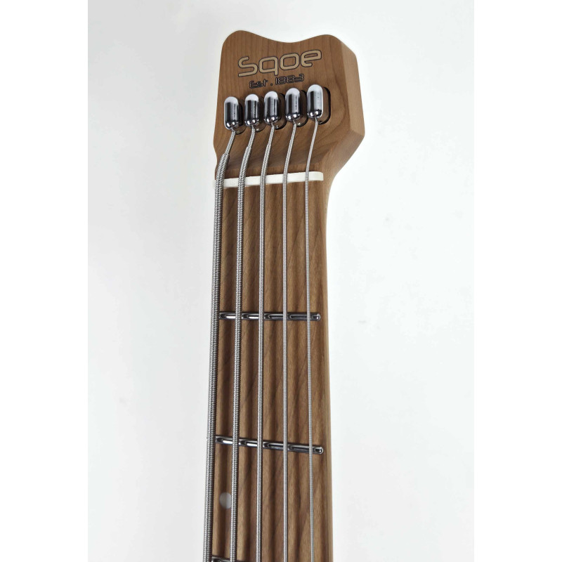 BAJO SQOE SBWT750 GR Warrior 5-String Headless Bass