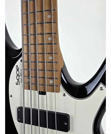 BAJO SQOE SBWT750 BK Warrior 5-String Headless Bass