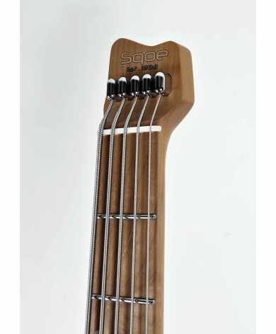 BAJO SQOE SBWT750 BK Warrior 5-String Headless Bass