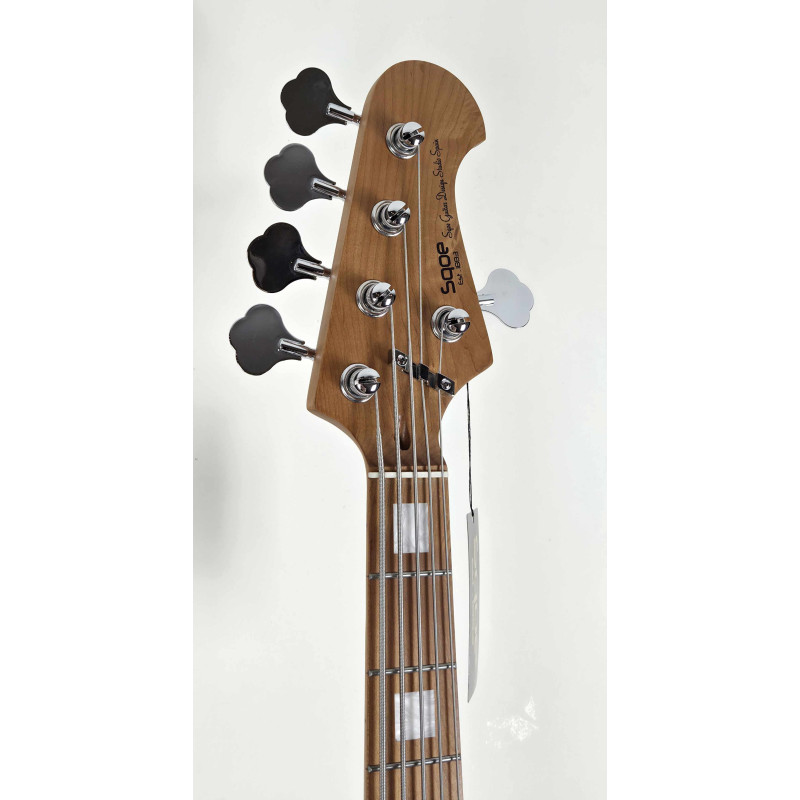Sqoe Jazz Bass SJB658-BK ~ Preamp ~ 5 cuerdas - Lama Instruments
