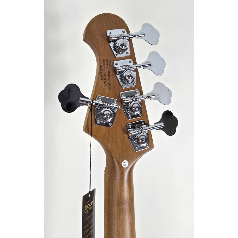 Sqoe Jazz Bass SJB658-BK ~ Preamp ~ 5 cuerdas - Lama Instruments