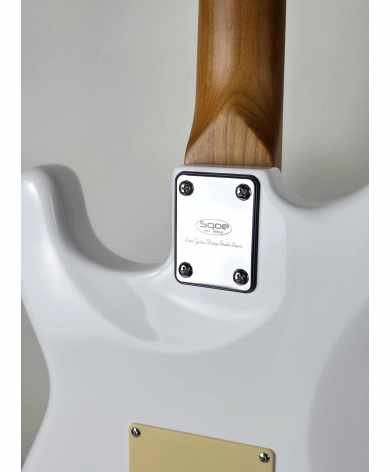 SQOE STRATOCASTER SEST600 WH ROASTED MAPLE