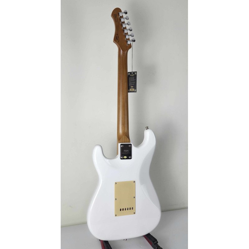 SQOE STRATOCASTER SEST600 WH ROASTED MAPLE
