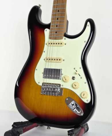 SQOE STRATOCASTER SEST600 SB ROASTED MAPLE