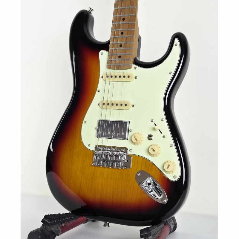 SQOE STRATOCASTER SEST600 SB ROASTED MAPLE