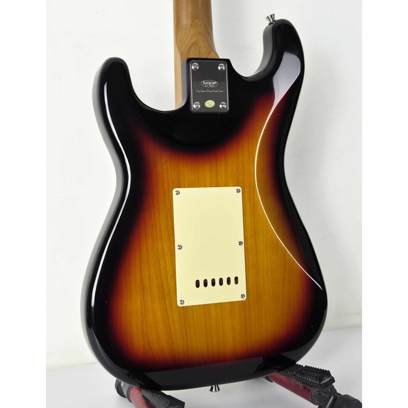 SQOE STRATOCASTER SEST600 SB ROASTED MAPLE