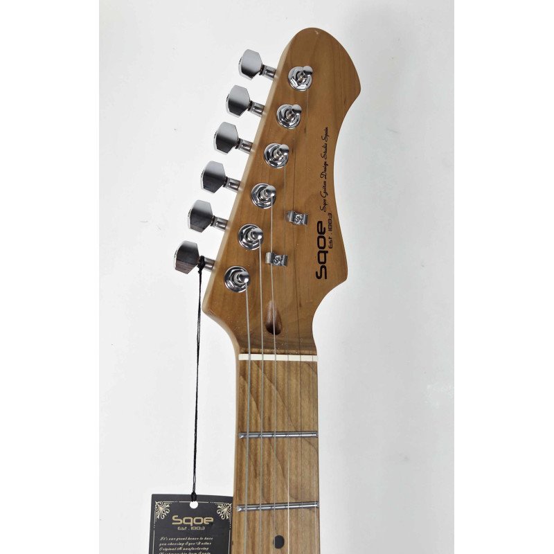 SQOE STRATOCASTER SEST600 SB ROASTED MAPLE