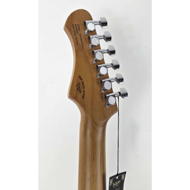 SQOE STRATOCASTER SEST600 SB ROASTED MAPLE