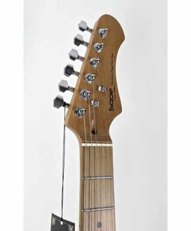 SQOE STRATOCASTER SEST600 SB ROASTED MAPLE