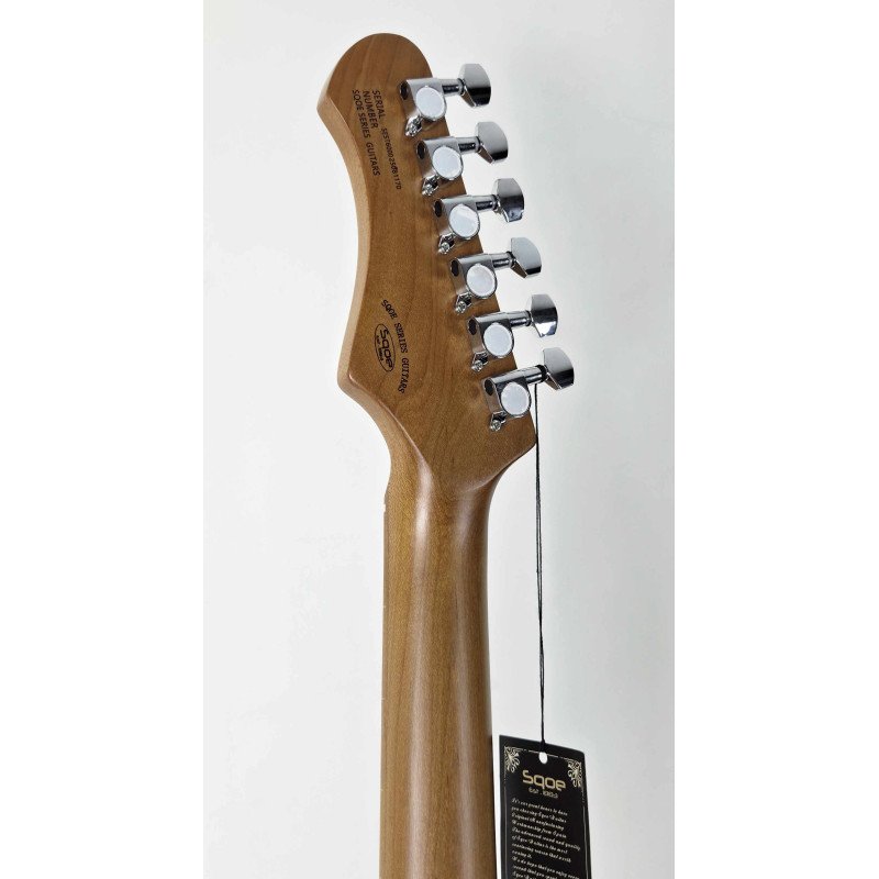 SQOE STRATOCASTER SEST600 SB ROASTED MAPLE