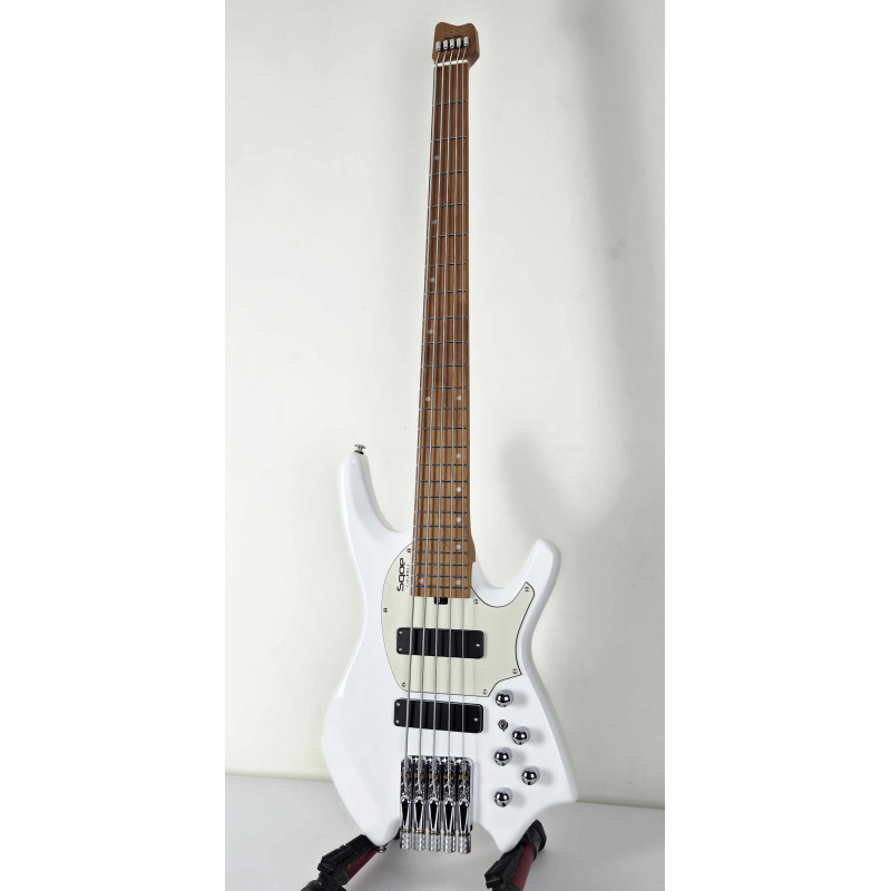 BAJO SQOE SBWT750 OWH Warrior 5-String Headless Bass