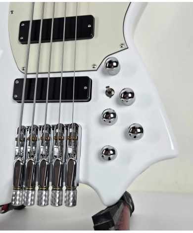 BAJO SQOE SBWT750 OWH Warrior 5-String Headless Bass