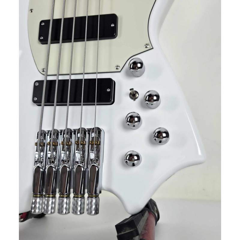 BAJO SQOE SBWT750 OWH Warrior 5-String Headless Bass