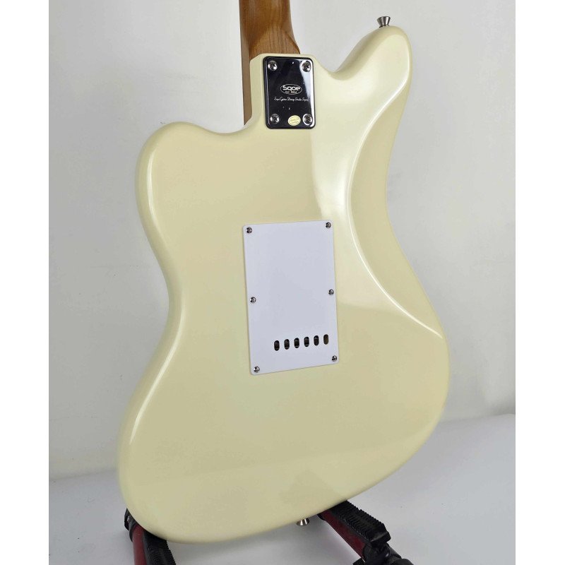 Sqoe JM300-WH ~ Vintage White ~ 22 trastes - Lamainstruments