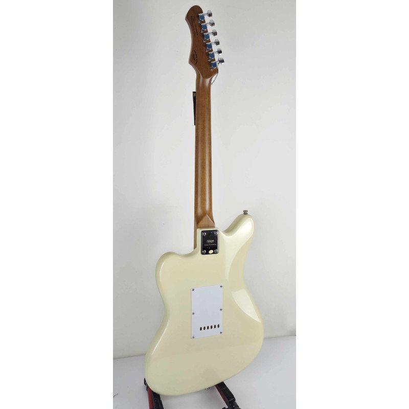 Sqoe JM300-WH ~ Vintage White ~ 22 trastes - Lamainstruments