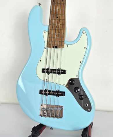 SQOE JAZZ BASS 5 CUERDAS SJB650 BLUE
