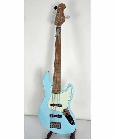SQOE JAZZ BASS 5 CUERDAS SJB650 BLUE