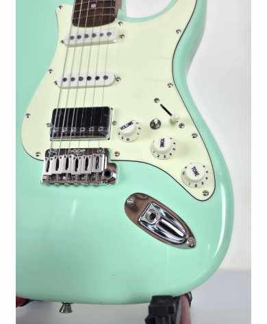 Sqoe Stratocaster SEST700 GR ~ Surf Green