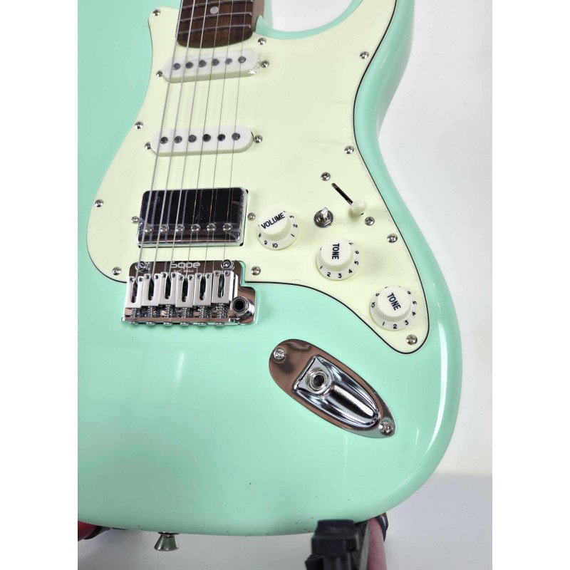 Sqoe Stratocaster SEST700 GR ~ Surf Green