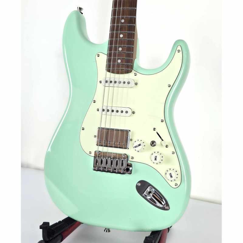 Sqoe Stratocaster SEST700 GR ~ Surf Green