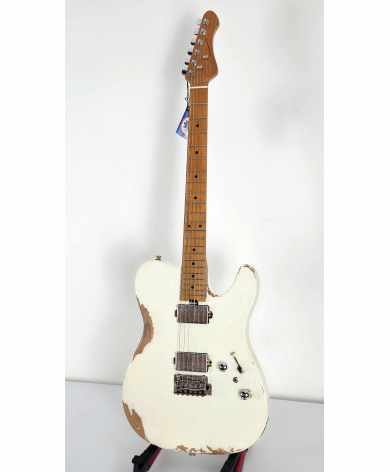 Sqoe SETL960 ~ white ~ relic ~ 22 trastes - Lama Instruments