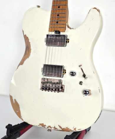 Sqoe SETL960 ~ white ~ relic ~ 22 trastes - Lama Instruments