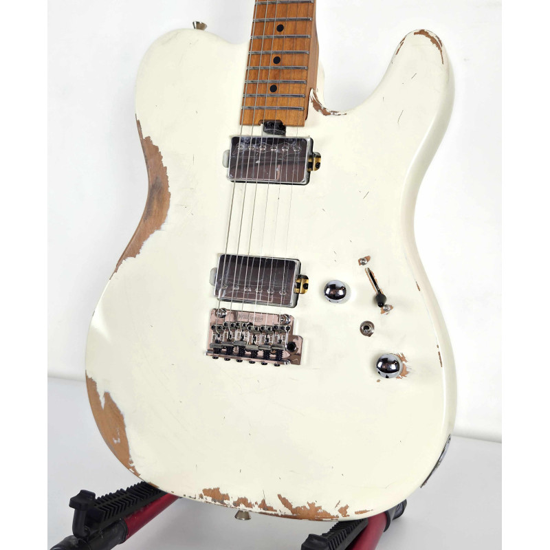 Sqoe SETL960 ~ white ~ relic ~ 22 trastes - Lama Instruments