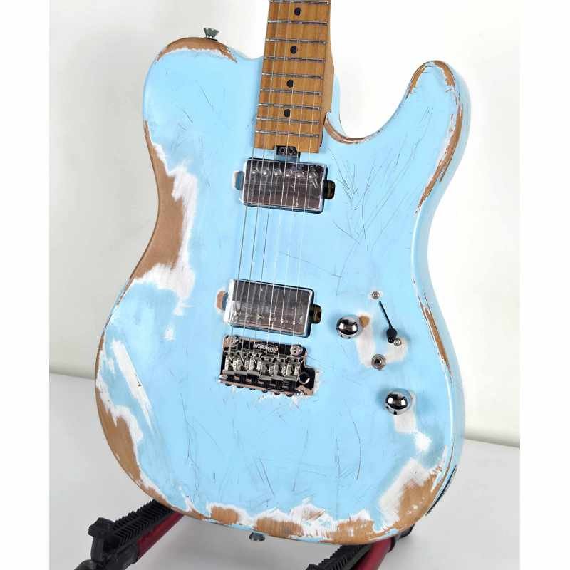 Sqoe SETL960 ~ sonic blue ~ relic ~ 22 trastes - Lama Instruments