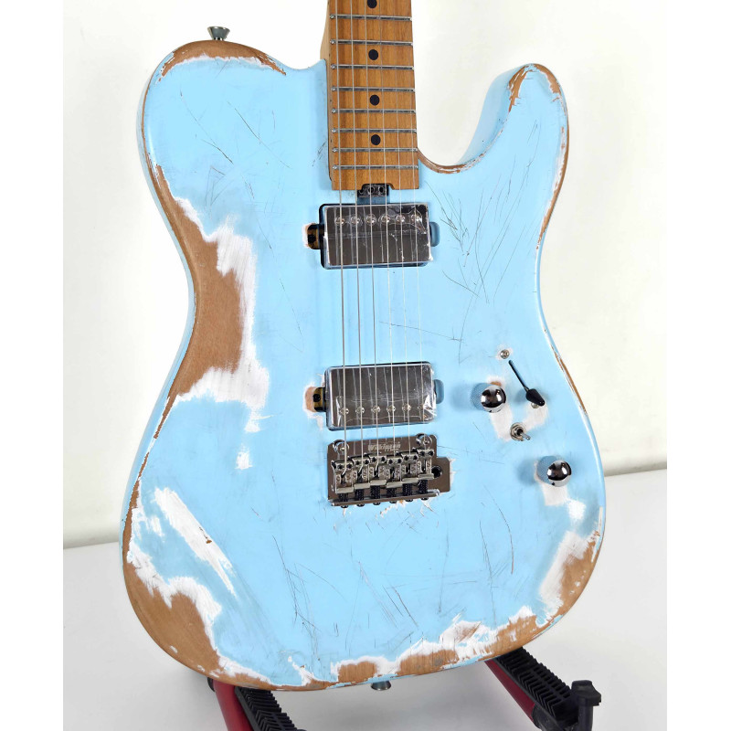 Sqoe SETL960 ~ sonic blue ~ relic ~ 22 trastes - Lama Instruments