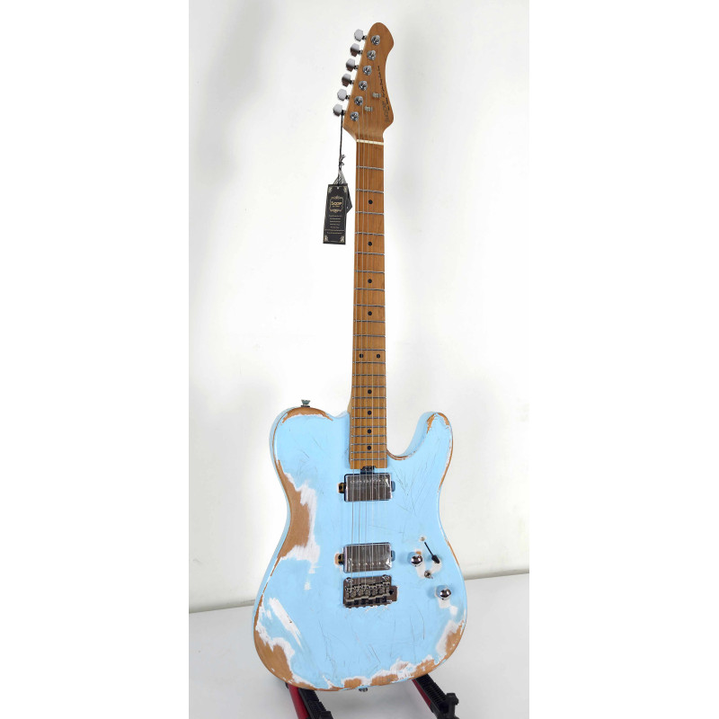 Sqoe SETL960 ~ sonic blue ~ relic ~ 22 trastes - Lama Instruments